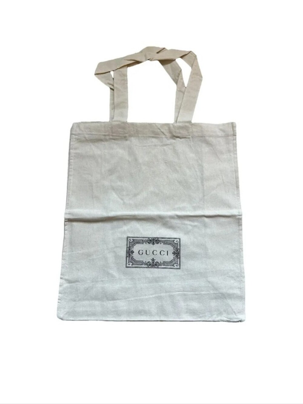 🌁 NWOT: GUCCI SMALL 109% COTTON CANVAS TOTE BAG.